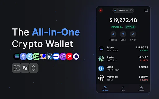 Backpack Wallet ڈاؤن لوڈ کریں – Solana اور Ethereum کے لیے محفوظ کرپٹو - Screenshot 1