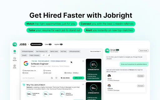 Jobright Autofill ڈاؤن لوڈ کریں – ملازمت کی درخواستیں خودکار بنائیں - Screenshot 4