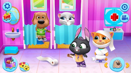 My Talking Tom Friends ڈاؤن لوڈ کریں – بچوں کے لیے بہترین تفریحی گیم - Screenshot 13