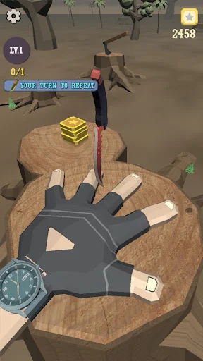 Knife Finger Game ڈاؤن لوڈ کریں – دلچسپ اور چیلنجنگ فنگر گیم - Screenshot 2