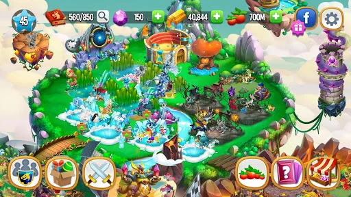 Dragon City: Mobile Adventure ڈاؤن لوڈ کریں – ڈریگن پالیں اور لڑیں - Screenshot 5