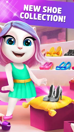 My Talking Angela ڈاؤن لوڈ کریں – بہترین ورچوئل پالتو گیم - Screenshot 7