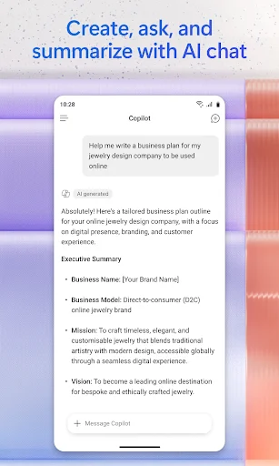 Microsoft 365 Copilot ڈاؤن لوڈ کریں – جدید AI فیچرز حاصل کریں - Screenshot 2