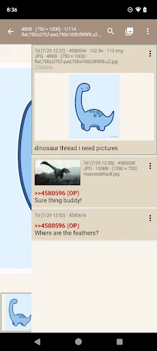 Read Chan APK ڈاؤن لوڈ کریں – 4chan کے لیے بہترین اینڈرائیڈ ریڈر - Screenshot 4