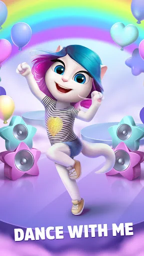 My Talking Angela ڈاؤن لوڈ کریں – بہترین ورچوئل پالتو گیم - Screenshot 9