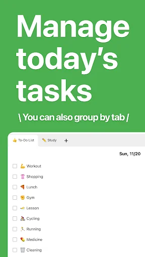 Daily Checklist ڈاؤن لوڈ کریں – روزانہ کے کاموں کو منظم کریں - Screenshot 9