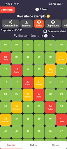 Sorteador ڈاؤن لوڈ کریں – قرعہ اندازی اور رینڈم نمبر جنریٹر - Screenshot 4