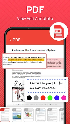 All Document Reader ڈاؤن لوڈ کریں – PDF اور ورڈ فائلز کے لیے بہترین ایپ - Screenshot 2