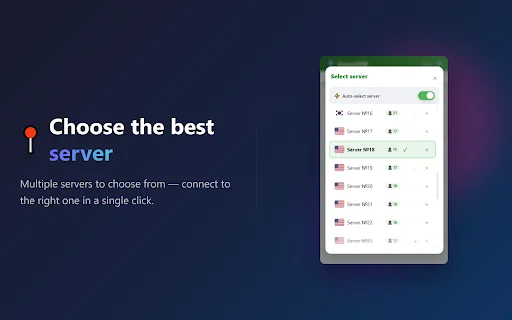 AnonVPN ڈاؤن لوڈ کریں – Chrome کے لیے تیز اور مفت VPN - Screenshot 3