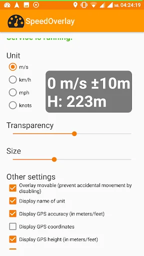 Speed Overlay ایپ ڈاؤن لوڈ کریں – ریئل ٹائم GPS اسپیڈومیٹر - Screenshot 6