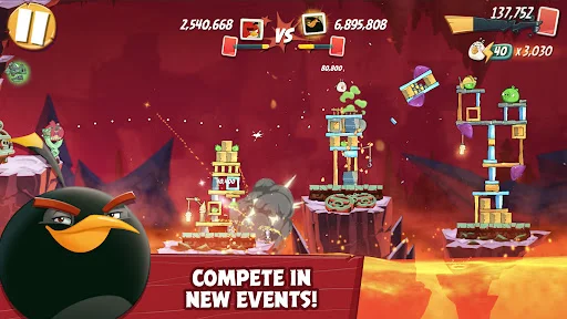 Angry Birds 2 ڈاؤن لوڈ کریں – بہترین تفریحی گیم فری ڈاؤن لوڈ - Screenshot 3