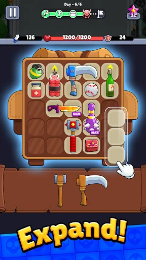 Bagbound Hero ڈاؤن لوڈ کریں – زومبی سروائیول RPG گیم - Screenshot 6