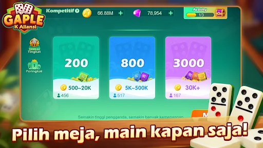 K Aliansi Gaple–Domino Online ڈاؤن لوڈ کریں – بہترین انڈونیشی کارڈ گیم - Screenshot 1
