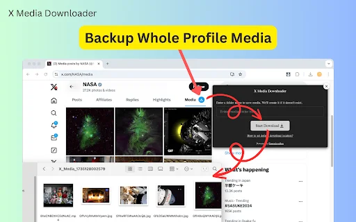 X Media Downloader ڈاؤن لوڈ کریں – Twitter ویڈیوز اور تصاویر محفوظ کریں - Screenshot 3