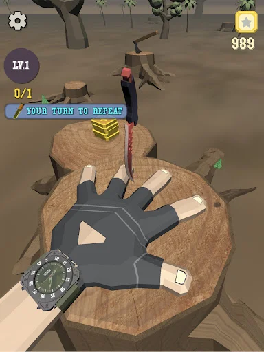 Knife Finger Game ڈاؤن لوڈ کریں – دلچسپ اور چیلنجنگ فنگر گیم - Screenshot 12