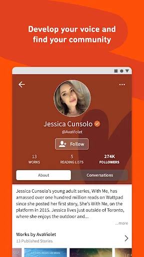 Wattpad تازہ ترین ورژن ڈاؤن لوڈ کریں – کہانیاں پڑھیں اور لکھیں - Screenshot 6