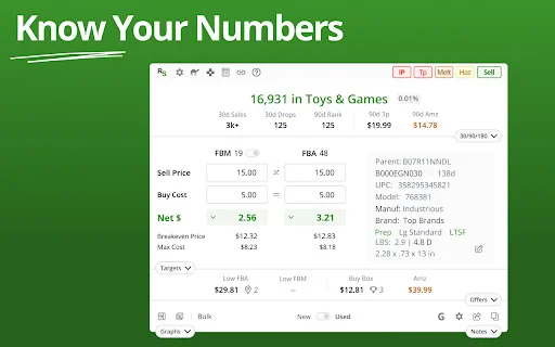 RevSeller ڈاؤن لوڈ کریں – Amazon سیلرز کے لیے بہترین ٹول - Screenshot 1