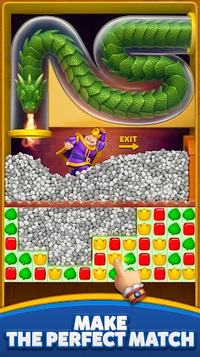 Royal Match ڈاؤن لوڈ کریں – کنگ رابرٹ کے محل کو سجائیں اور پہیلیاں حل کریں - Screenshot 15