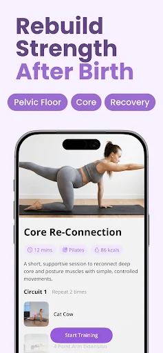 FitMama: Pregnancy & Postnatal ایپ ڈاؤن لوڈ کریں – خواتین کے لیے بہترین ورزشیں - Screenshot 4