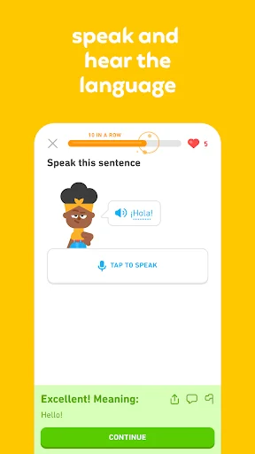 Duolingo ڈاؤن لوڈ کریں – زبان، ریاضی، موسیقی اور شطرنج سیکھیں - Screenshot 4
