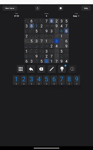 Sudoku Trainer ڈاؤن لوڈ کریں – سوڈوکو ماسٹر بنیں اور گیم جیتیں - Screenshot 10