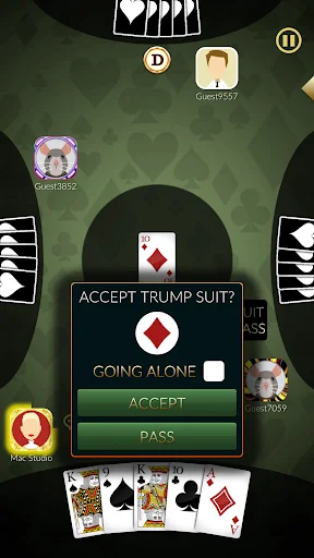 Euchre Ultimate ڈاؤن لوڈ کریں – آن لائن کارڈ گیم کا بہترین تجربہ - Screenshot 23