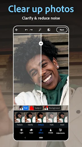 Photoshop Express ڈاؤن لوڈ کریں – اینڈرائیڈ کے لیے بہترین فوٹو ایڈیٹر - Screenshot 5