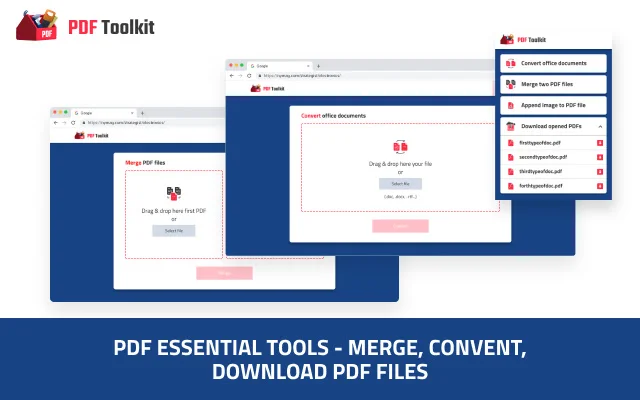 PDF Toolbox ڈاؤن لوڈ کریں – پی ڈی ایف فائلز کو ضم اور تبدیل کریں - Screenshot 1
