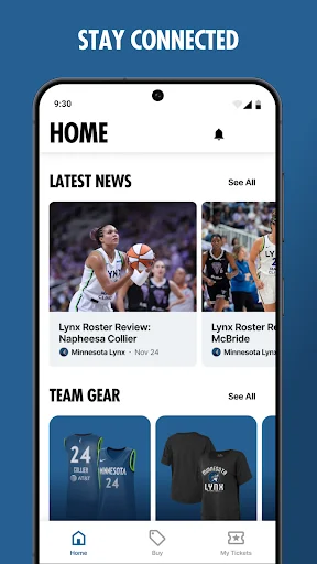 Minnesota Lynx ایپ ڈاؤن لوڈ کریں – ٹکٹ اور تازہ ترین اپ ڈیٹس - Screenshot 4