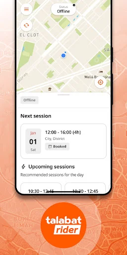 Talabat Rider App ڈاؤن لوڈ کریں – ڈیلیوری کے ذریعے زیادہ کمائیں - Screenshot 2