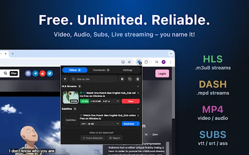 MAX Video Downloader ڈاؤن لوڈ کریں – HLS، DASH اور MP4 مفت - Screenshot 1