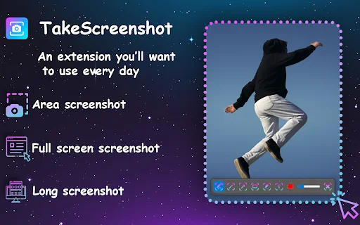 TakeScreenshot ڈاؤن لوڈ کریں – مکمل اسکرین اور اسکرولنگ اسکرین شاٹ - Screenshot 1