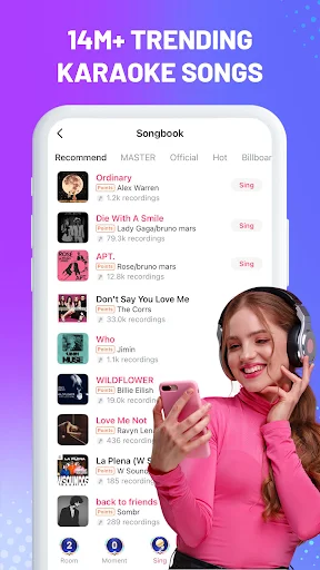 StarMaker ڈاؤن لوڈ کریں – کاراوکے گائیں اور موسیقی شیئر کریں - Screenshot 3