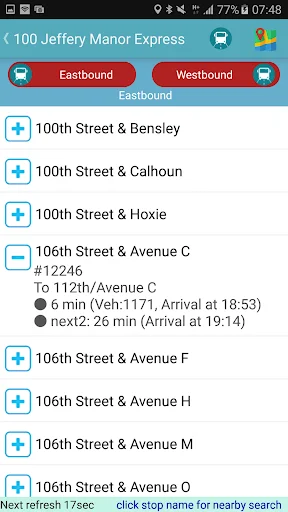 Chicago Bus Tracker ڈاؤن لوڈ کریں – CTA بس اور ٹرین کا لائیو شیڈول - Screenshot 4