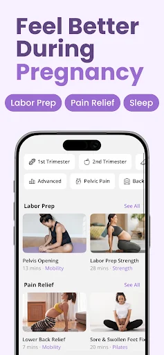 FitMama: Pregnancy & Postnatal ایپ ڈاؤن لوڈ کریں – خواتین کے لیے بہترین ورزشیں - Screenshot 3