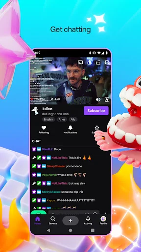 Twitch ڈاؤن لوڈ کریں – لائیو سٹریمنگ اور گیمنگ کا بہترین تجربہ - Screenshot 4