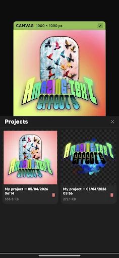 xCanvas 2 – AI Fonts Lettering ڈاؤن لوڈ کریں – جدید آرٹ اور ڈیزائن - Screenshot 5
