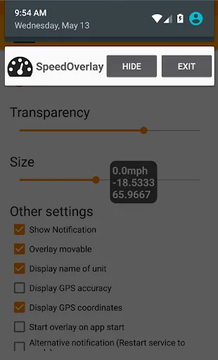 Speed Overlay ایپ ڈاؤن لوڈ کریں – ریئل ٹائم GPS اسپیڈومیٹر - Screenshot 8