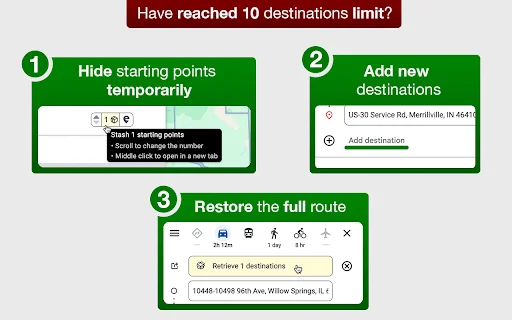 Google Maps Extended Routes ڈاؤن لوڈ کریں – روٹ پلاننگ کو آسان بنائیں - Screenshot 3