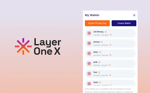 x_Wallet ڈاؤن لوڈ کریں – جدید ترین ملٹی چین کرپٹو والیٹ - Screenshot 3