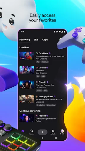 Twitch ڈاؤن لوڈ کریں – لائیو سٹریمنگ اور گیمنگ کا بہترین تجربہ - Screenshot 2