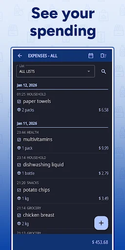 Shopping List – Enchan Li ایپ ڈاؤن لوڈ کریں – خریداری کو آسان بنائیں - Screenshot 7