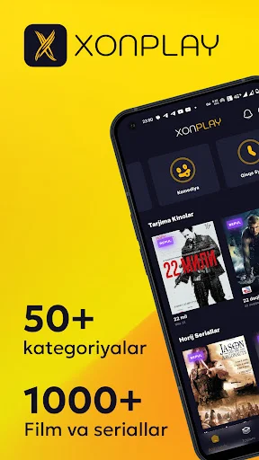 XonPlay ڈاؤن لوڈ کریں – تازہ ترین فلمیں اور سیریلز مفت میں دیکھیں - Screenshot 1
