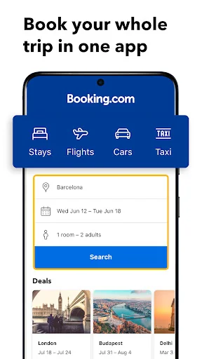 Booking.com ڈاؤن لوڈ کریں – ہوٹل اور ٹریول ڈیلز کے لیے بہترین ایپ - Screenshot 2