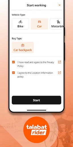Talabat Rider App ڈاؤن لوڈ کریں – ڈیلیوری کے ذریعے زیادہ کمائیں - Screenshot 3