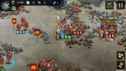 European War 7: Medieval ڈاؤن لوڈ کریں – بہترین حکمت عملی کا کھیل - Screenshot 13