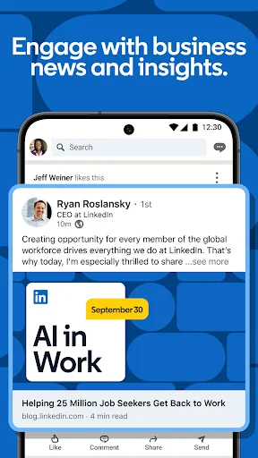 LinkedIn ایپ ڈاؤن لوڈ کریں – ملازمتیں تلاش کریں اور نیٹ ورک بنائیں - Screenshot 5