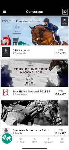 Equestrian Digital ڈاؤن لوڈ کریں – گھڑ سواری کے لائیو نتائج - Screenshot 1