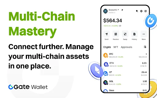 Gate Wallet ڈاؤن لوڈ کریں – Web3 کرپٹو والیٹ اور ملٹی چین سپورٹ - Screenshot 2