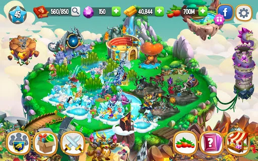 Dragon City: Mobile Adventure ڈاؤن لوڈ کریں – ڈریگن پالیں اور لڑیں - Screenshot 10